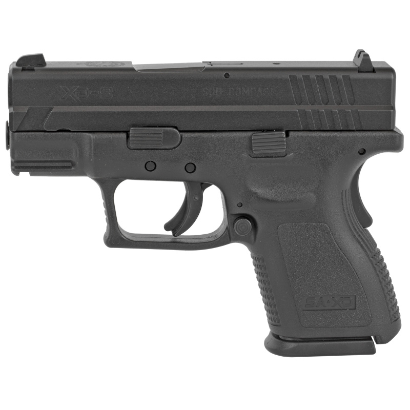 XD9, Defender Series, Striker Fired, Sub Compact, 9MM, 3" Barrel, Polymer Frame, Black Finish, Fixed Sights, 10Rd, 1 Magazine XDD9801