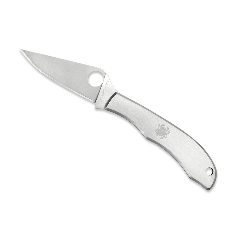 HoneyBee Folding Knife, Plain Edge, Stainless Steel, Silver Finish C137P