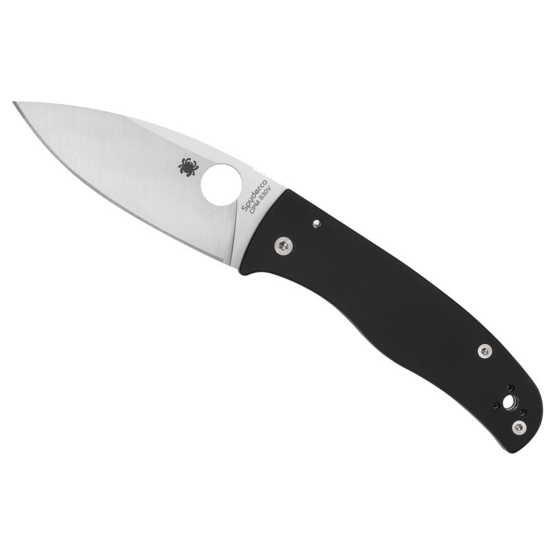Bodacious, Folding Knife, Plain Edge, Black G-10 Handle, Satin Finish, Silver, 3.66" Blade Length, CPM-S30V Steel C263GP