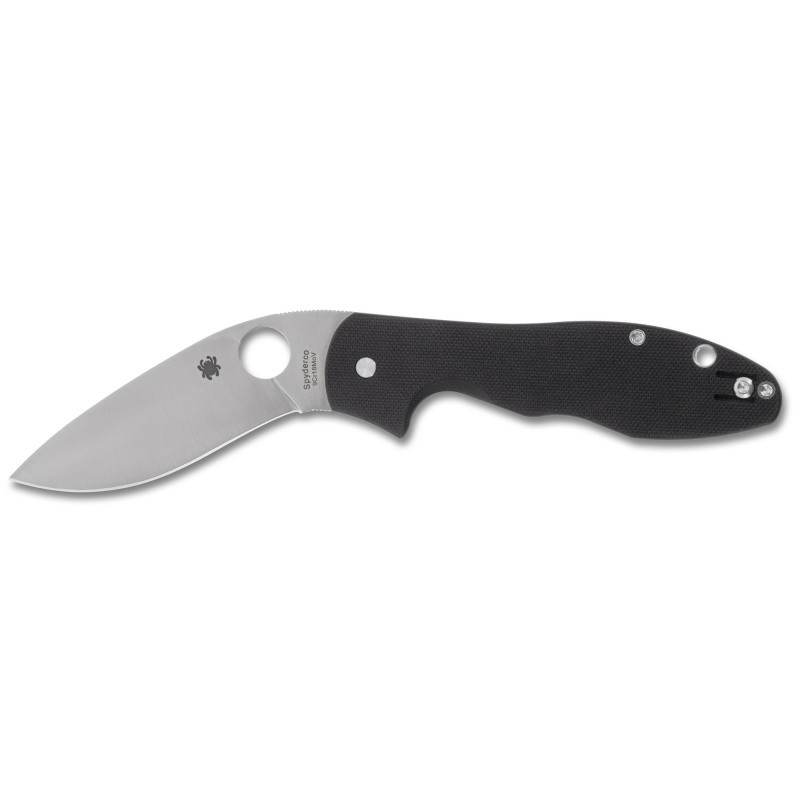 Retract, Folding Knife, 3.4" Recurve Blade, 7.79" Overall Length, 9Cr18MoV Blade Steel, Plain Edge, Satin Finish, Silver, G-10 FRN Handle, Liner Lock C276GP