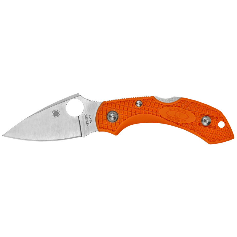 Dragonfly 2, Folding Knife, VG-10, Plain, 2.25", Orange FRN C28POR2