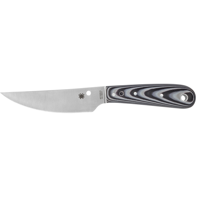 Bow River, Fixed Blade Knife, Black/White G10 FB46GP