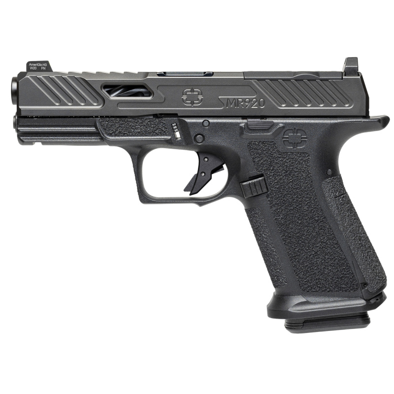 MR920 ELITE| 9x19mm, 4inch Black Spirlar Flute Barrel, Non Threaded, 2 10rd Mags, Tritium Front Sights, Optic ready, California Compliant