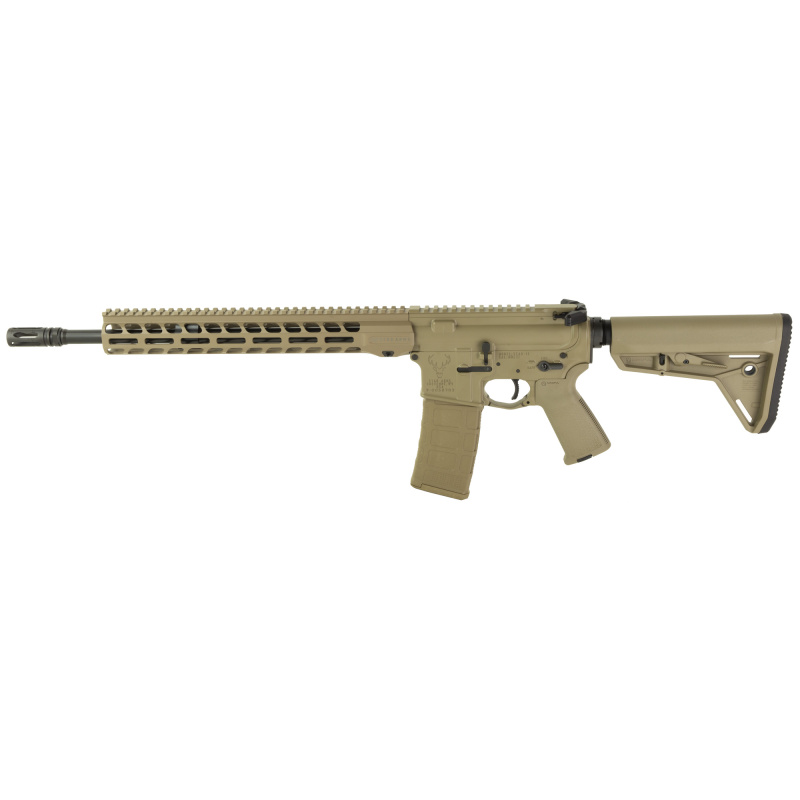 STAG-15, Semi-automatic Rifle, AR, 223 Remington/556NATO, 16" Nitride Barrel, Mid Length Gas System, Cerakote Finish, Flat Dark Earth, Magpul MOE SL Stock, Magpul MOE Grip, 13.5" M-Lok Handguard, 30 Rounds, 1 Magazine STAG15000222