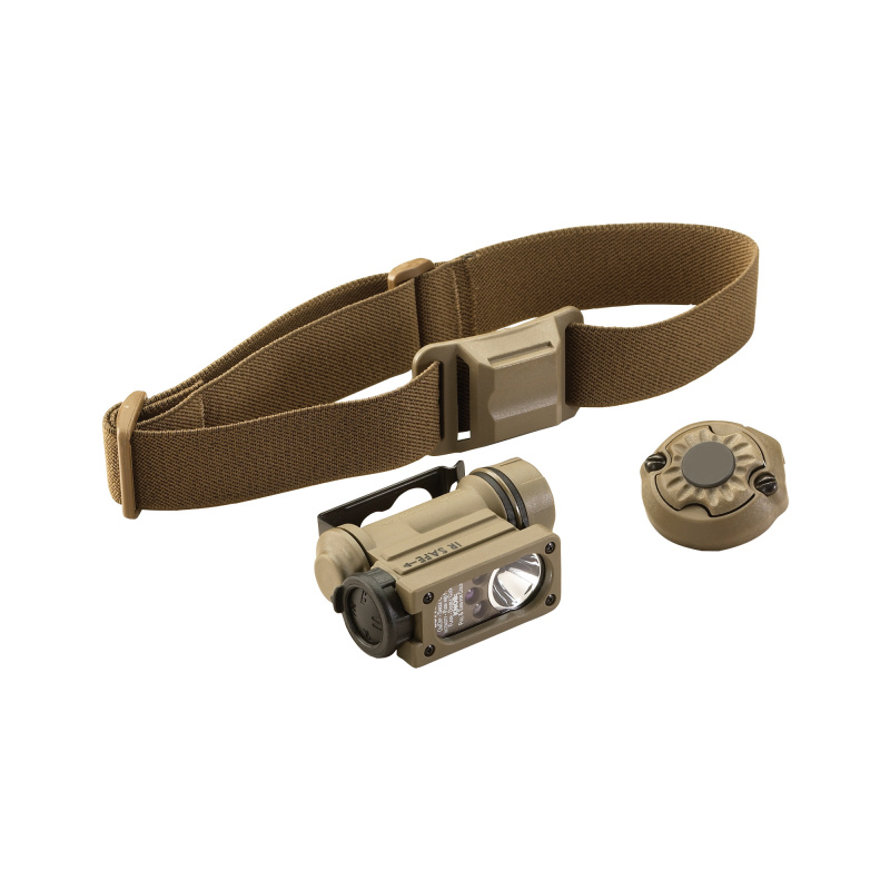 Sidewinder Compact II Flashlight, Fits Helmet, Mount Coyote Brown 14512