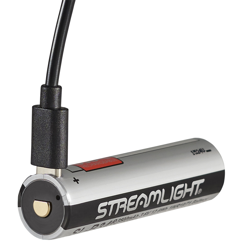 SL-B34, USB-C Rechargeable Battery, 1 Pack, Black and Silver 22131