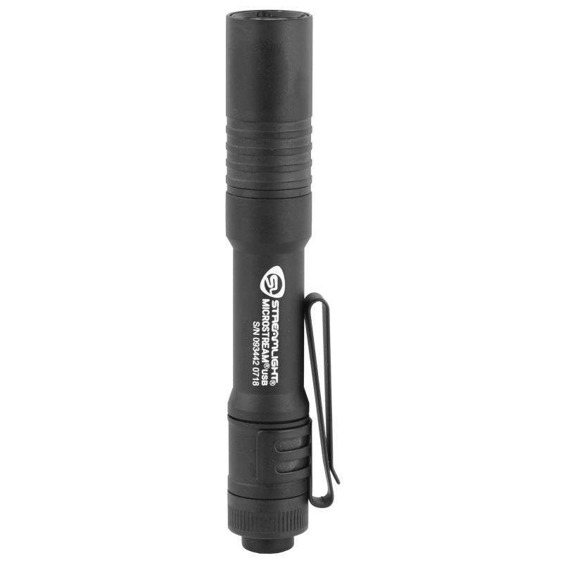 Microstream, Flashlight, USB Charging Cord, Black 66601