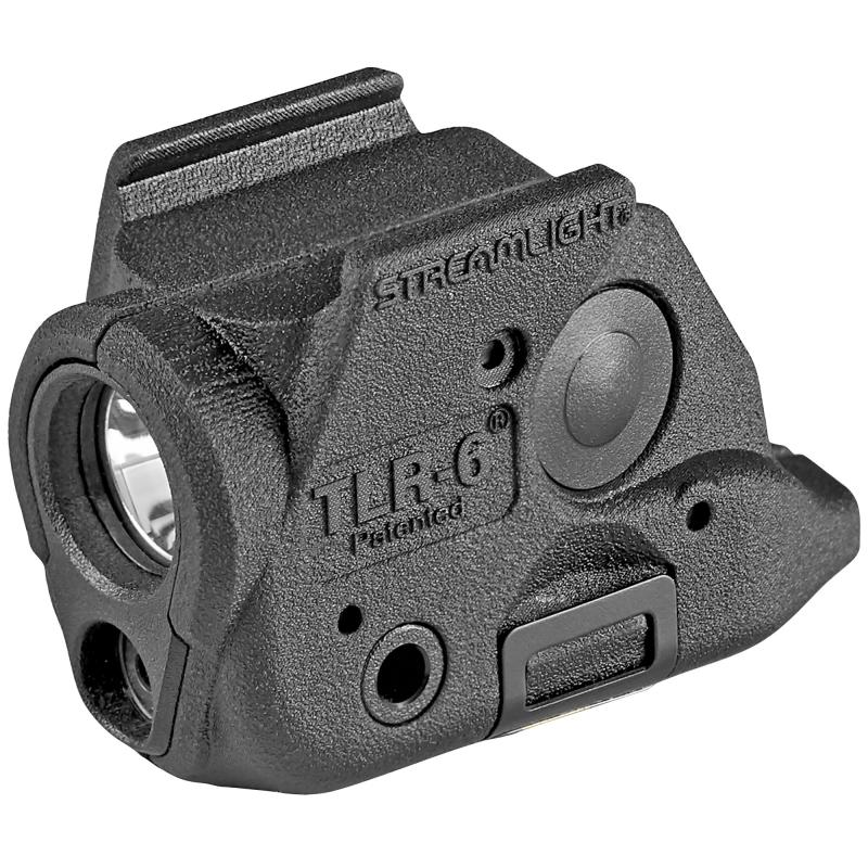 TLR-6, Tac Light with Laser, For Glock 43X/48, Black, C4 LED, 100 Lumens, Red Laser, 2x CR1/3 N Lithium Batteries 69286