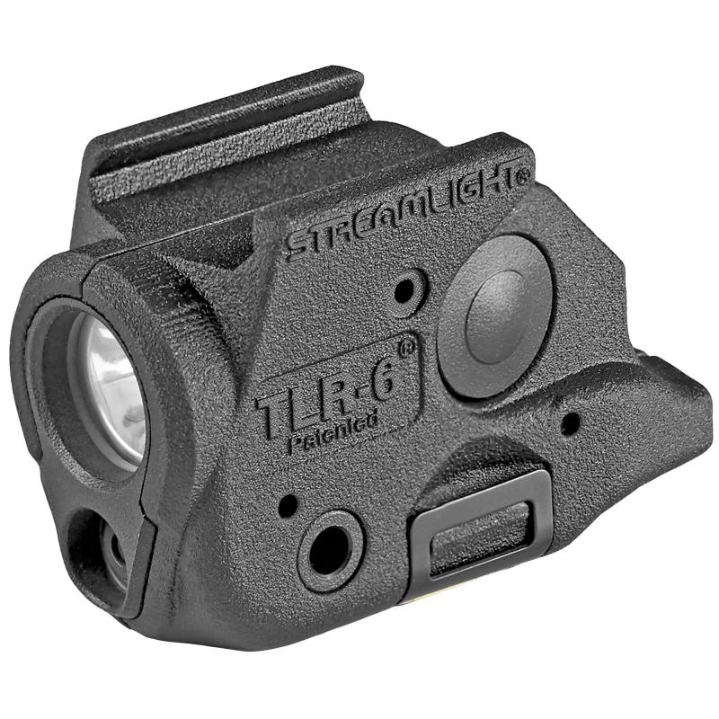 TLR-6, Tac Light with Laser, For Springfield Hellcat, Black, C4 LED, 100 Lumens, Red Laser, 2x CR1/3 N Lithium Batteries 69287
