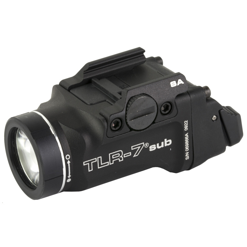 Streamlight TLR-7 Sub, Fits Springfield Hellcat, Anodized Black, Includes Mounting Keys And 1x CR123A 69404