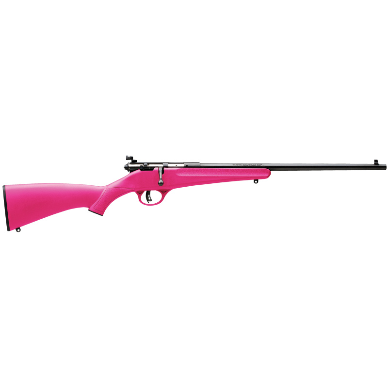 Rascal Single Shot Youth .22 LR/Long/Short 16.1 Inch Blued Barrel Pink Synthetic Stock