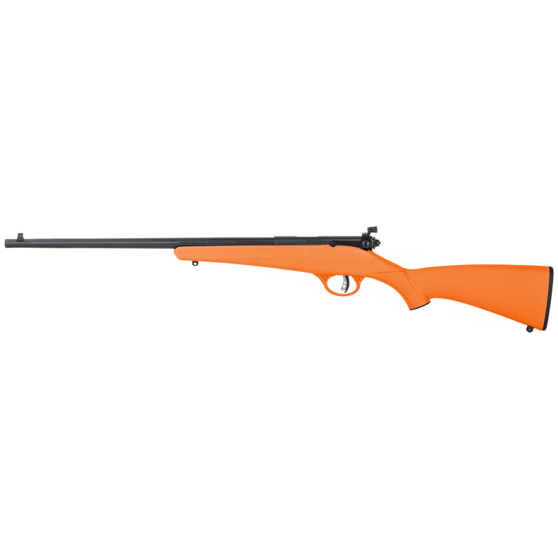 Rascal Single Shot Youth .22 LR/Long/Short 16.1 Inch Blued Barrel Orange Synthetic Stock