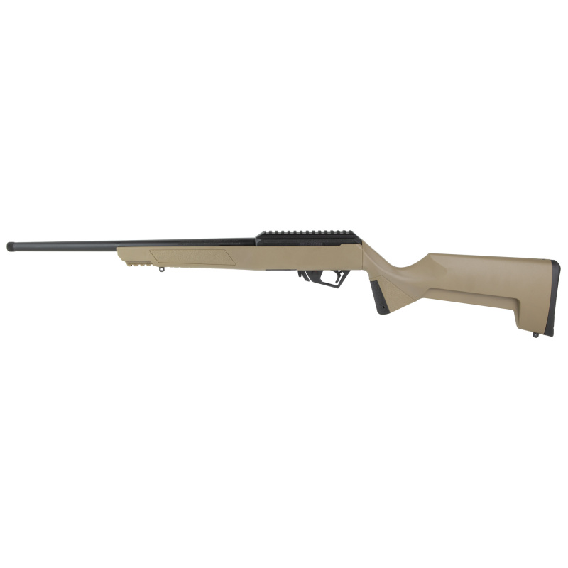 RXR22, Semi-automatic, 22LR, 16.5" Threaded Barrel, 1/2x28 Thread Pitch, Flat Dark Earth Synthetic Stock, Matte Finish, Black, 1 Magazine, 10 Rounds 19779