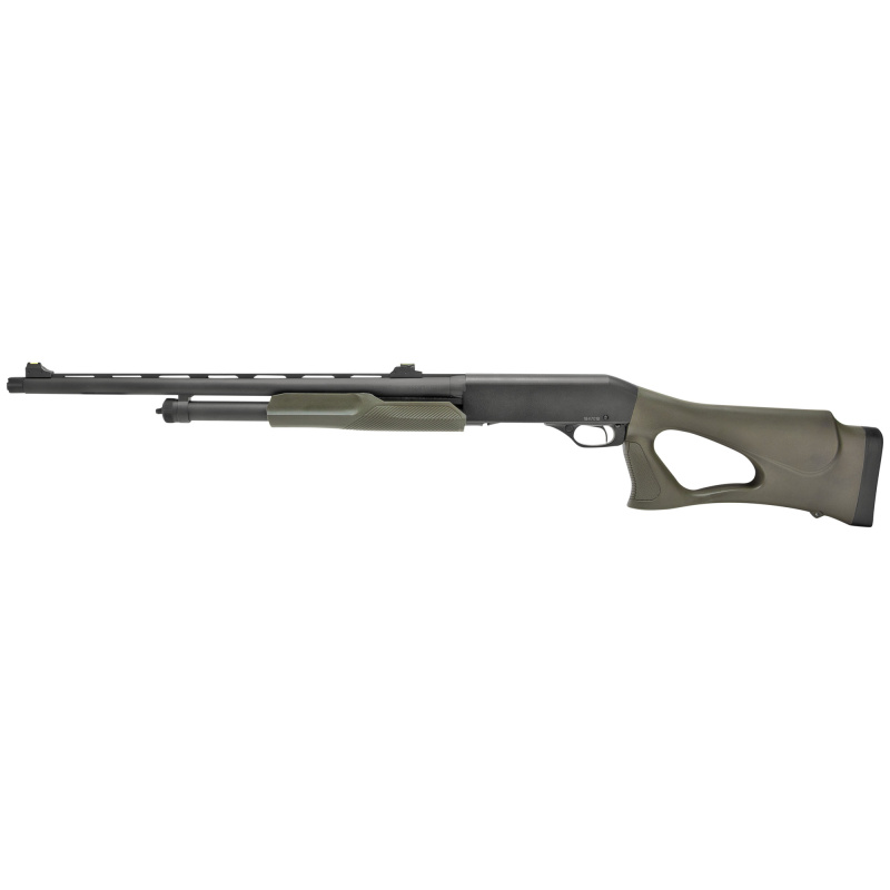 320 Turkey Thumbhole, Pump, 20 Gauge 3", 22" Vent Rib Barrel, X-Full Choke, Matte Blued Finish, Adjustable Fiber Optic Sights, Synthetic Thumbhole Stock, 5Rd 23251