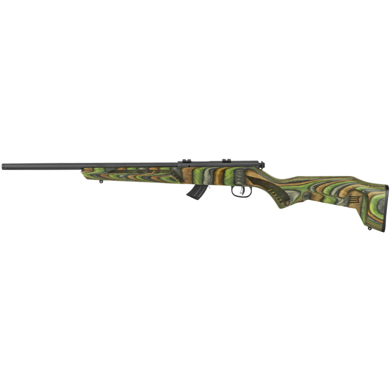Mark II, Bolt Action, Rifle, 22LR, 18" Barrel, Green Finish, Laminate Stock, Right Hand, 10Rd, Includes 2-piece Weaver Base and 1-10rd Magazine 26736