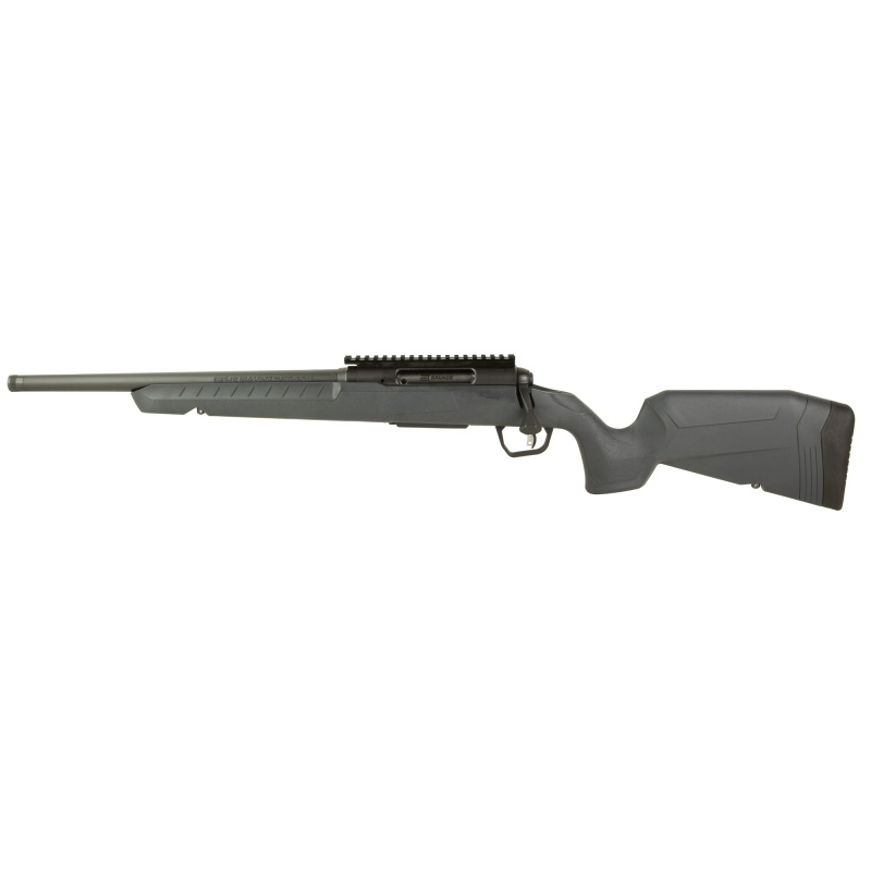 Axis 2, Bolt Action Rifle, 300 Blackout, 16.125" Heavy Sporter Contour Barrel, Matte Finish, Black, Gray Polymer Stock, 1 Magazine, 4 Rounds, Left Hand 32099