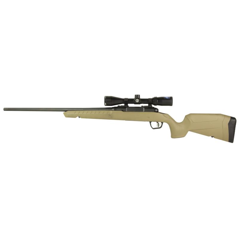 Axis II XP, Bolt Action Rifle, 30-06 Springfield, 22" Sporter Contour Barrel, Matte Finish, Black, Flat Dark Earth Polymer Stock, 1 Magazine, 4 Rounds, Includes 3-9x40 Scope 32170