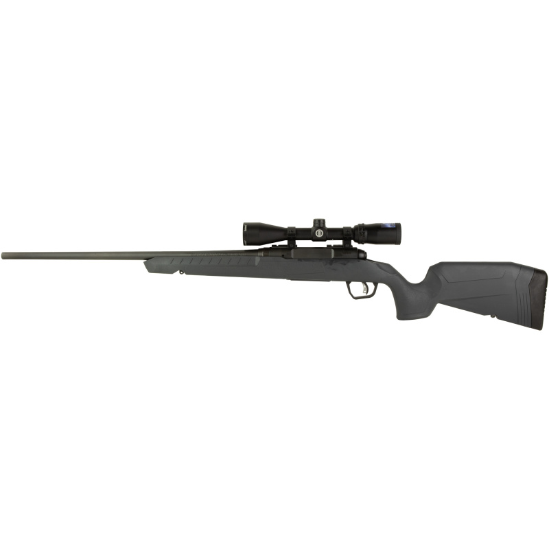 Axis II XP, Bolt Action Rifle, 243 Winchester, 22" Sporter Contour Barrel, Matte Finish, Black, Gray Polymer Stock, 1 Magazine, 4 Rounds, Includes 3-9x40 Scope 32173