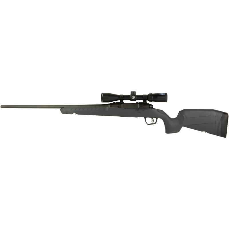 Axis II XP, Bolt Action Rifle, 308 Winchester, 22" Sporter Contour Barrel, Matte Finish, Black, Gray Polymer Stock, 1 Magazine, 4 Rounds, Includes 3-9x40 Scope 32176