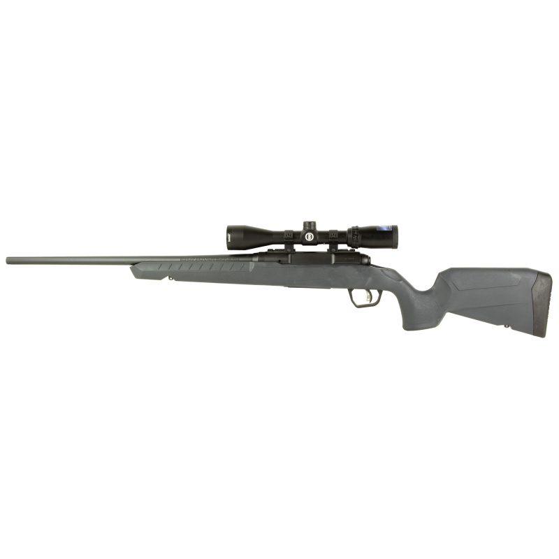 Axis II XP Compact, Bolt Action Rifle, 308 Winchester, 20" Sporter Contour Barrel, Matte Finish, Black, Gray Polymer Stock, 1 Magazine, 4 Rounds, Includes 3-9x40 Scope 32233