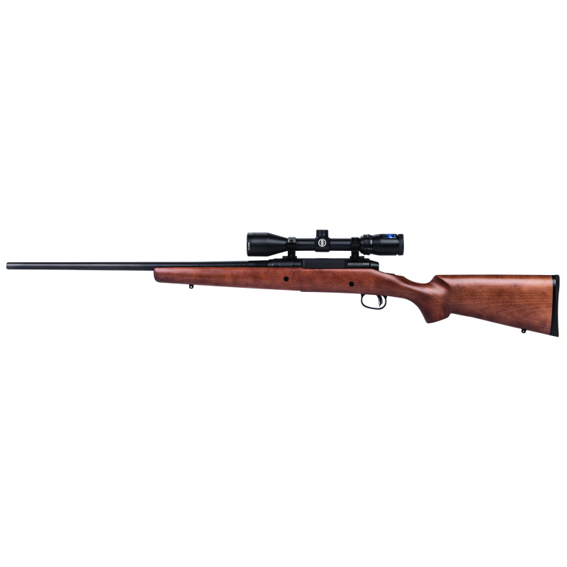 Axis II XP Hardwood, Bolt Action Rifle, 350 Legend, 18" Barrel, Matte Finish, Black, Hardwood Stock, 1 Magazine, 4 Rounds, Includes 3-9x40 Scope 32263