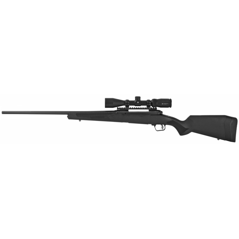 110 Trail Blazer XP, Bolt Action Rifle, 350 Legend, 18" Straight Fluted Barrel, Threaded, Cerakote Finish, Black, Synthetic Flat Dark Gray Stock, 4 Rounds, 1 Magazine, Includes Vortex Crossfire II 3-9X40 Optic 32463