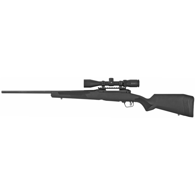110 Trail Blazer XP, Bolt Action Rifle, 270 Winchester, 20" Straight Fluted Barrel, Threaded, Cerakote Finish, Black, Synthetic Flat Dark Gray Stock, 4 Rounds, 1 Magazine, Includes Vortex Crossfire II 3-9X40 Optic 32471