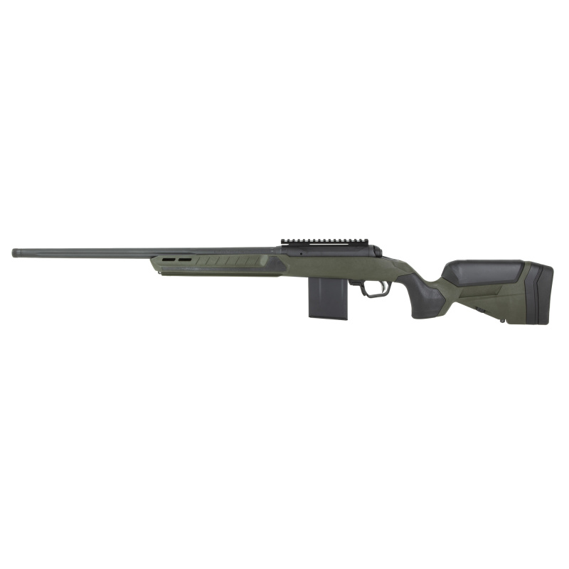 110 Core Predator, Bolt Action Rifle, 5.56 NATO, 22" Straight Fluted Barrel, Threaded, Cerakote Finish, Black Ink, Hunter Green Synthetic Stock, 10 Rounds, 1 Magazine 32631