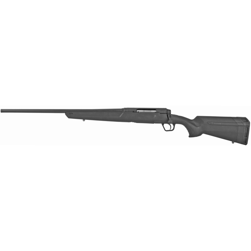 Axis, Bolt Action, 6.5 Creedmoor, 22" Barrel, Black Color, Black Polymer Stock, Left Hand, 4Rd, Detachable Box Magazine 57250