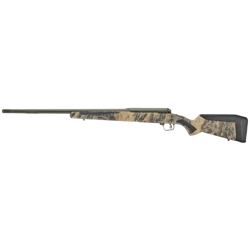 110 Timberline, Bolt, Rifle, 6.5 Creedmoor, 22" Threaded Barrel, Omni-Port Muzzle Brake, OD Green Cerakote Finish, Realtree Excape AccuFit Polymer Stock, AccuTrigger, Right Hand, 4Rd 57738