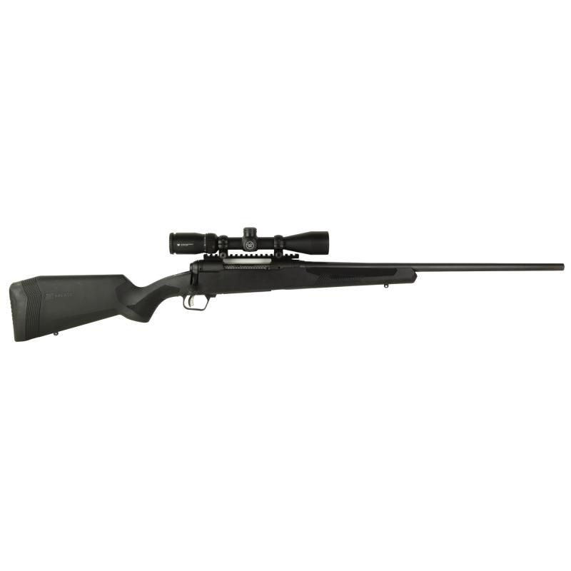 110 Apex Hunter XP, Bolt Action Rifle, 270 Winchester, 22" Barrel, Black, Synthetic Stock, Accutrigger, Right Hand, 2 Rounds, (1) Detachable Box Magazine, Includes 3-9x40 Vortex Crossfire II Optic 58013