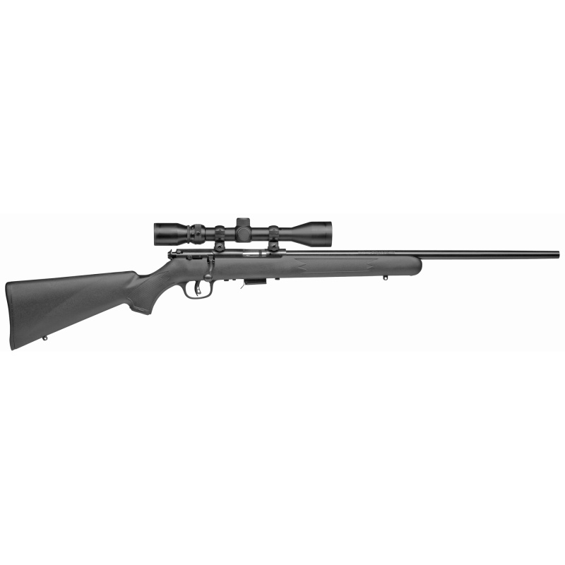 Model 93 F XP Package .22 Winchester Magnum Rimfire 21 Inch Barrel Satin Blue Finish Black Synthetic Stock AccuTrigger 5 Round Includes 3-9x40mm Riflescope