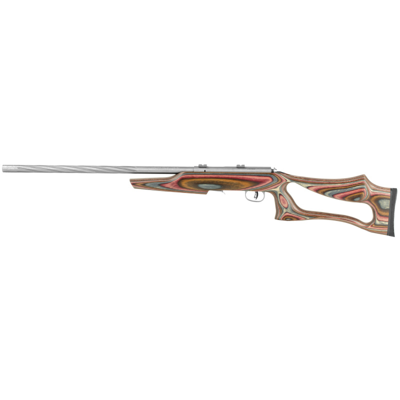 Model 93R17 BSEV .17 HMR 21 Inch Stainless Steel Barrel Laminate Barracuda Thumbhole Stock 5 Round