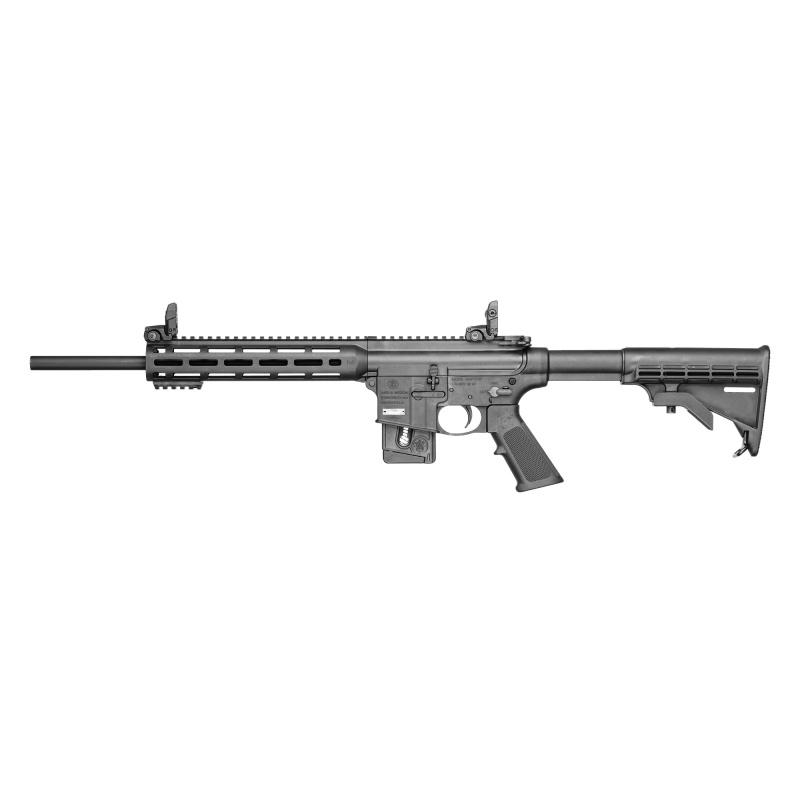 M&P 15-22 Sport .22 Long Rifle 16.5 Inch Barrel Folding MBUS Sights Matte Black Finish 10 Round State Compliant