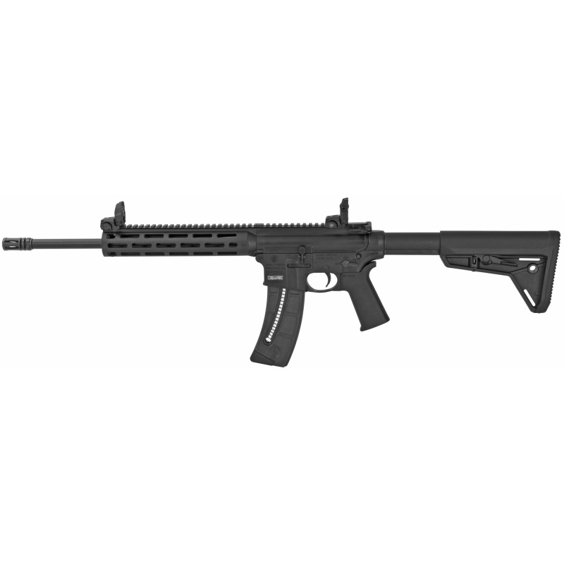 M&P 15-22 Sport MOE SL  .22 Long Rifle 16.5 Inch Barrel Folding MBUS Sights Matte Black Finish 25 Round