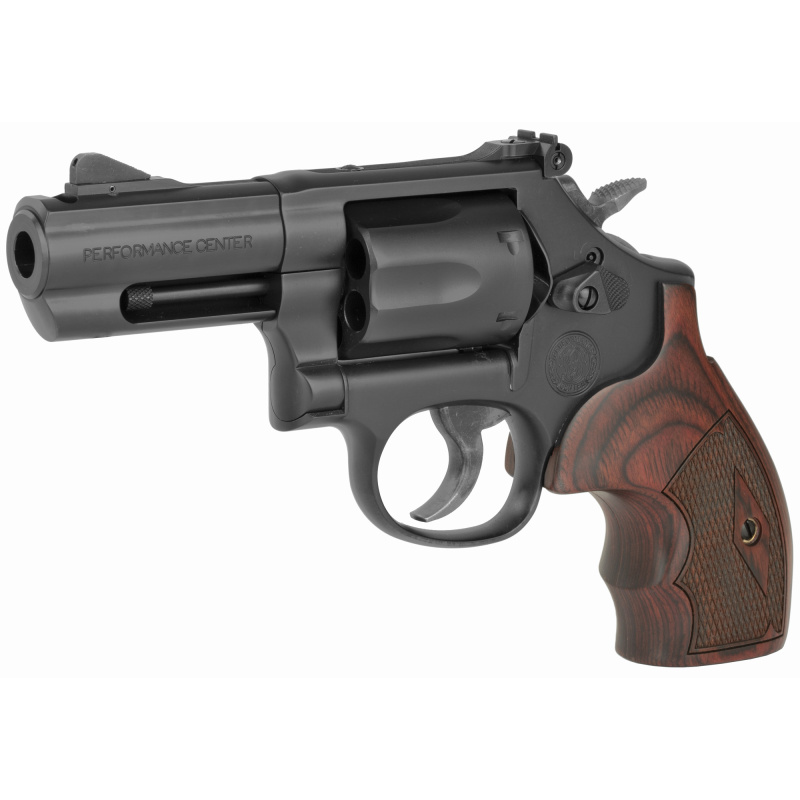 19 Carry Comp| Revolver, 357 Mag, 38 Special, 3" Power Port Barrel, Carbon Steel Frame, Glass Bead Finish, Wood Grips, 6Rd, Night Sight Front, Adjustable Rear Sight 12039