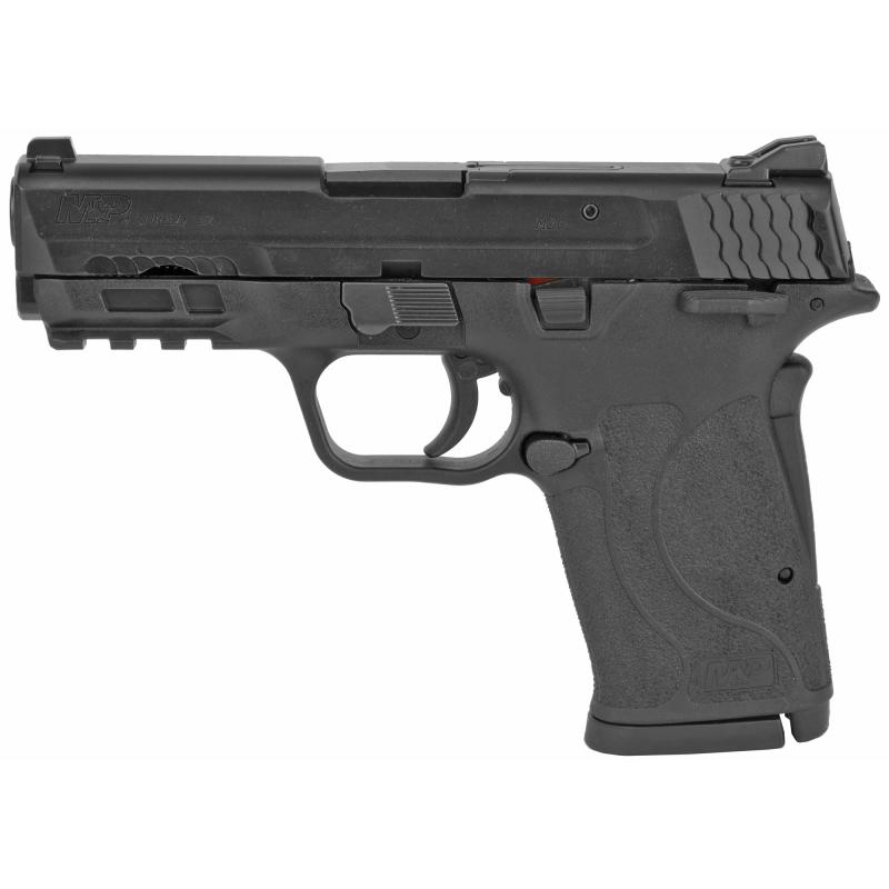 M&P9 SHIELD EZ M2.0| 9 MM, Semi-automatic Pistol, Internal Hammer Fired, Compact, 3.675" Barrel, Polymer Frame, Black Finish, 3-Dot Sights, Grip/Thumb Safety, 8Rd, 2 Magazines 12436