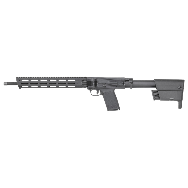 M&P FPC 5.7, Semi-automatic Folding Carbine, 5.7X28MM, 16.25" Threaded Barrel, Black, Flat Faced Trigger, Fixed Stock Stores (2)-Magazines, 10 Rounds, 3 Magazines 14170