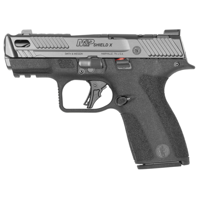 Shield X Performance Center Carry Comp 9MM, 3.6" Ported Barrel, Armornite Finish, Black, Optics Ready, Front Night Sight, 2 Magazines, (1)-13 Round & (1)-15 Round 14269 Semi-automatic, Striker Fired, Compact