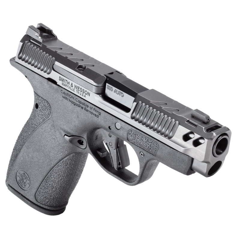 Bodyguard 2.0 Performance Center Carry Comp | 380 ACP, 3.1" Ported Barrel, Armornite Finish, Gray Slide, Black Frame, 12rd, Ameriglo Protector LumiGreen Front Night Sight, Black Square Notch Ameriglo Protector Rear Sight