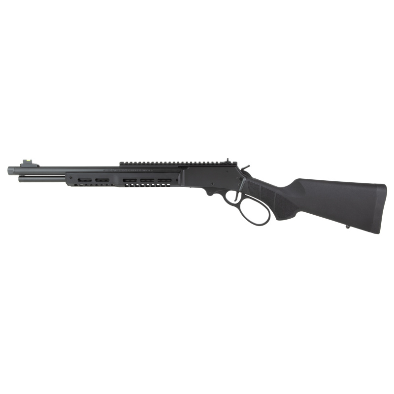 1854 Stealth Hunter, Lever Action Rifle, 30-30 Winchester, 16.5" Threaded Barrel, 5/8x24" Thread Pitch, Armornite Finish, Black, Black Synthetic Stock, M-LOK Handguard, XS Ghost Ring Sight, HIVIZ H3 Tritium/Fiber Optic Front Sight, Cross Bolt Safety, 5 R