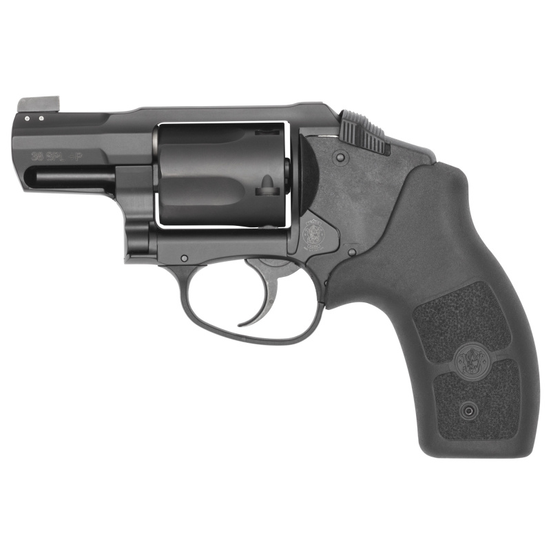 Bodyguard 38 2.0, Revolver, Double Action Only, Small Frame, 38 Special, 1.875" Barrel, Polymer Boot Grip, PVD Finish, Black, Orange Front Sight, Crimson Trace Laser, 5 Rounds 14508