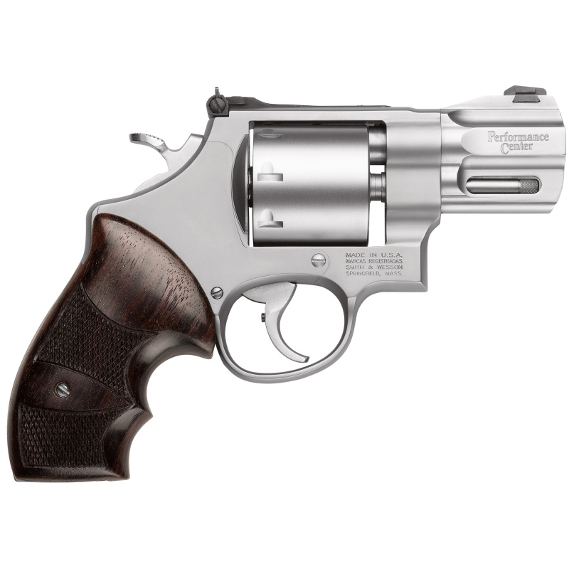 Model 627 Performance Center .357 Magnum/.38 S&W Special +P 2.63 Inch Barrel Matte Stainless Finish Red Ramp Front Sight 8 Round