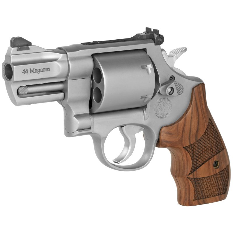 Model 629 Performance Center .44 Magnum/.44 S&W Special 2.63 Inch Stainless Steel Barrel Matte Finish Adjustable Rear Sight Wood Grip 6 Round