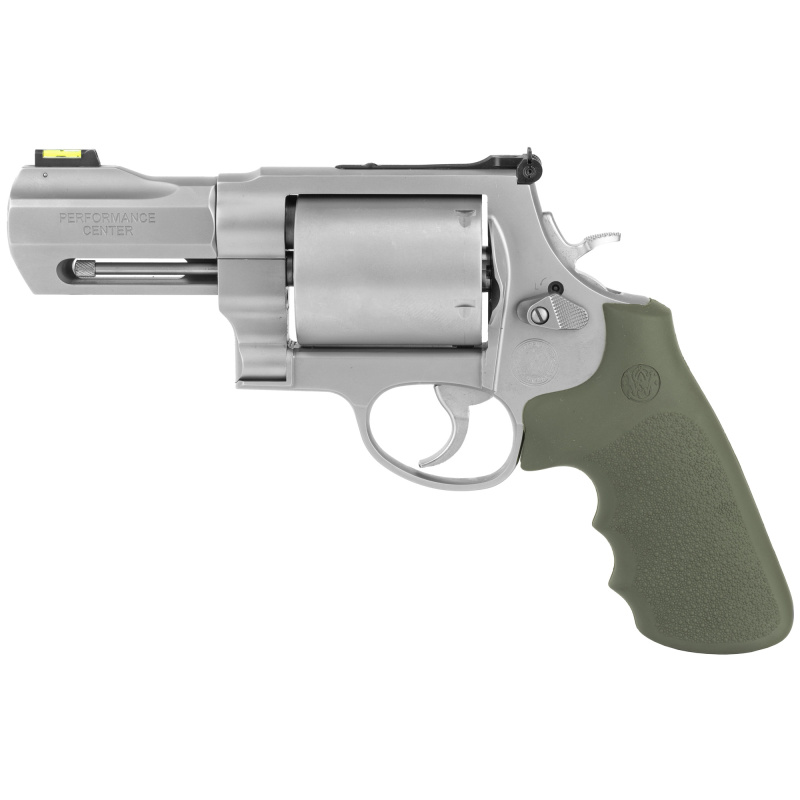 Model 460XVR Performance Center .460S&W 3.5 Inch Stainless Steel Barrel Glassbead Finish Unfluted Cylinder Synthetic Black Grips 5 Round