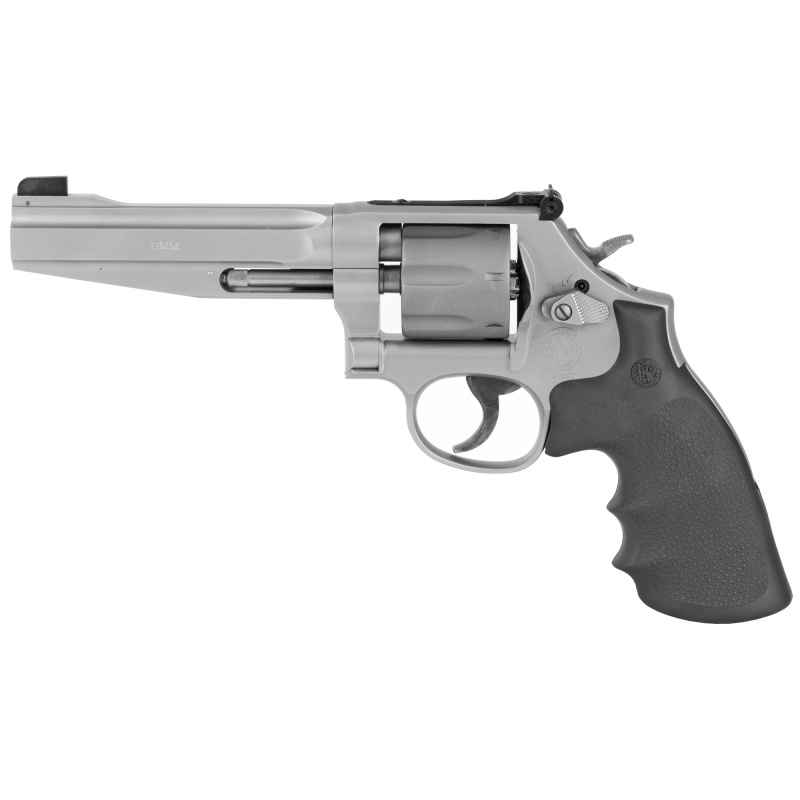 Model 986 Performance Center 9mm 5 Inch Barrel Glass Bead Finish Adjustable Rear Sight Black Synthetic Grip 7 Round