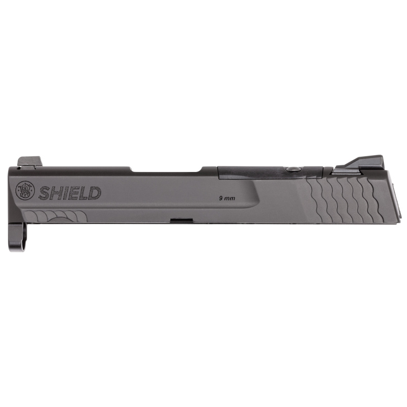 Shield Optics Ready Slide Assembly, SHIELD SMS and Holosun 507K Footprint, White 3 Dot Sights, Fits 9MM 3.1" Barrel Shield and Shield M2.0 Models, Armornite Finish, Black 3015613