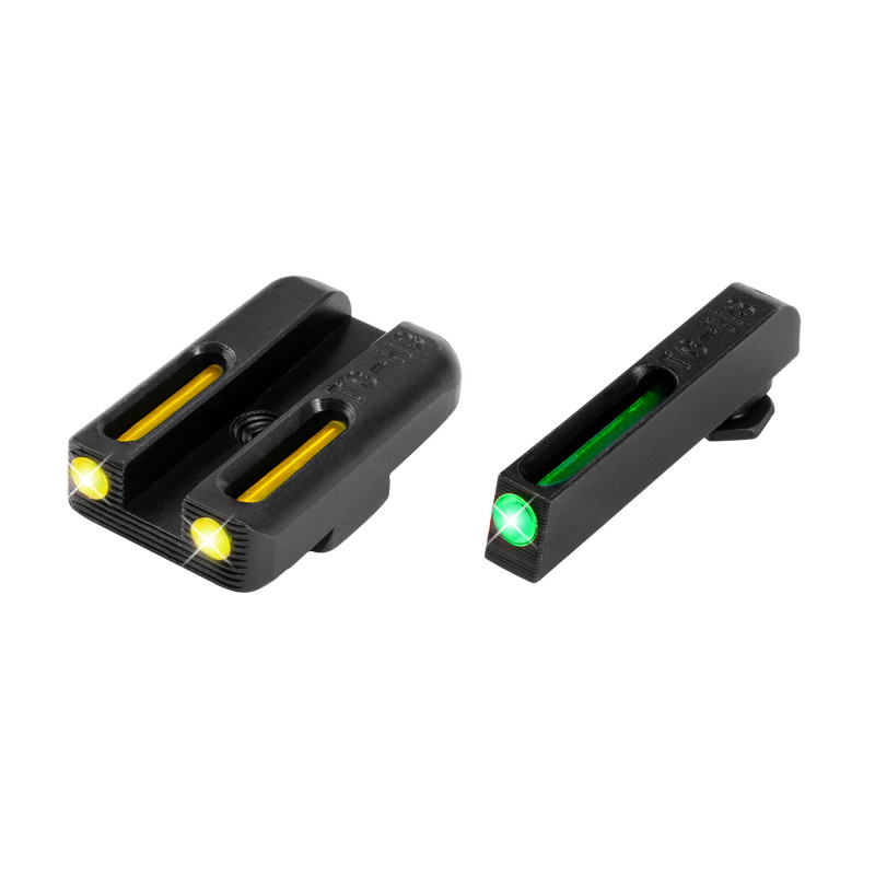 Tritium Fiber Optic Brite-Site Handgun Low Sight For Glock 42 Yellow Rear Sight