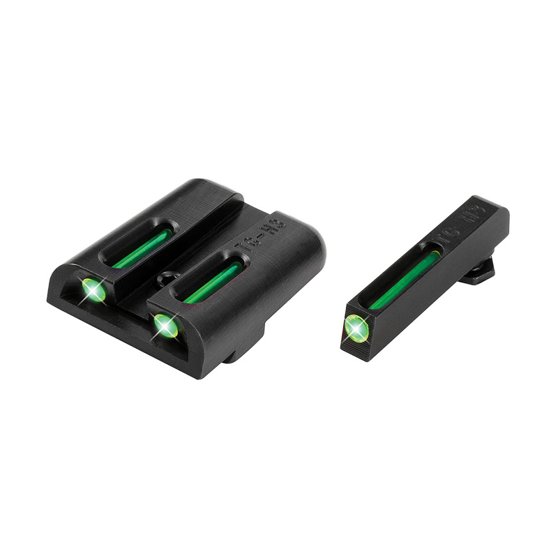 Tritium Fiber Optic Brite-Site Handgun Low Sight For Glock 17/17L/19/22/23/24/26/27/33/34/35/38/39