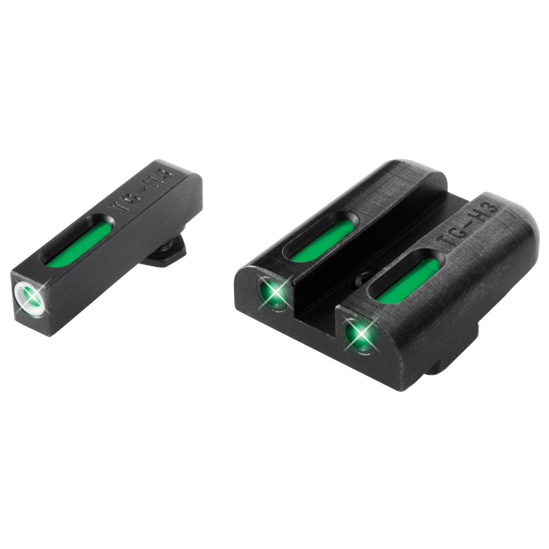 Brite-Site TFX Sights for Glock 17/17L/19/22/23/24/26/27/33/34/35/38/39 Green Rear/Green With Focus Lock Front